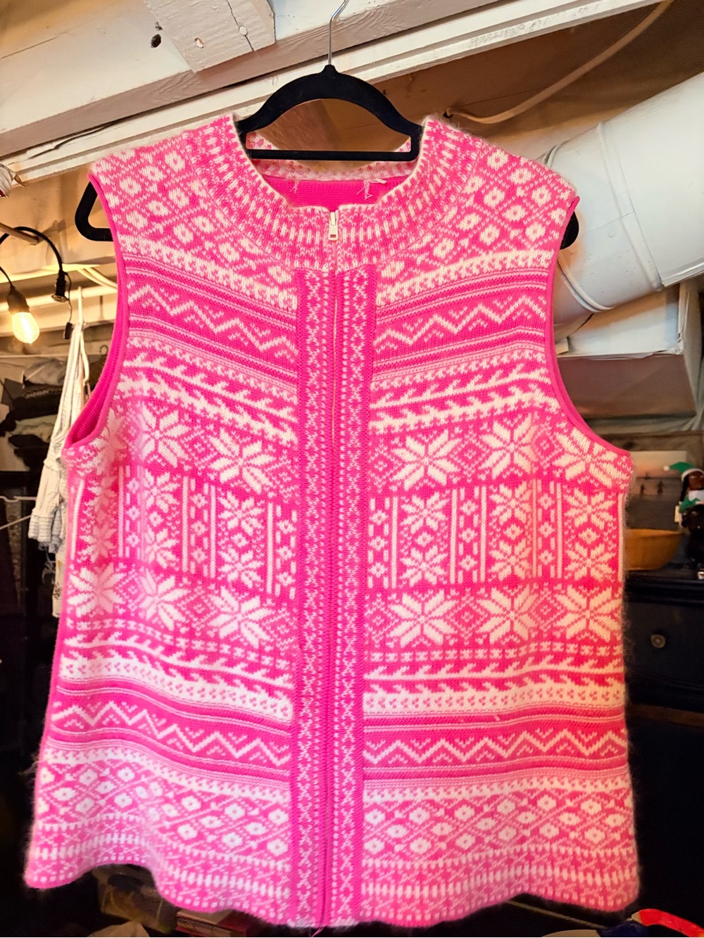 Women’s Vest - Rabbit fur mix